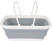 Collapsible Storage Basket with Handles – Foldable Silicone Utility Basket