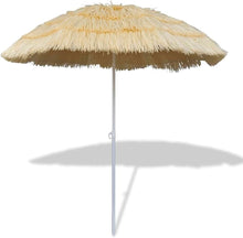 Hawaii Beach Umbrella with Tilt – 180CM Beige Outdoor Sun Shade