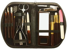 18pcs Ladies Manicure & Makeup Set – Multi-Piece Beauty Kit in Zipper Pouch