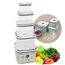 10 Pack Airtight Food Storage Containers Set – Square Kitchen Storage Boxes with Lids