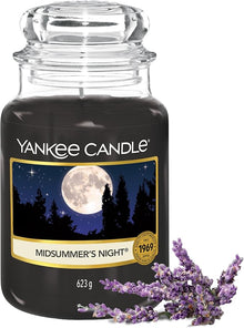 Yankee Candle Midsummer's Night Scented Candle - Large Jar (Up to 150 Hours Burn Time)
