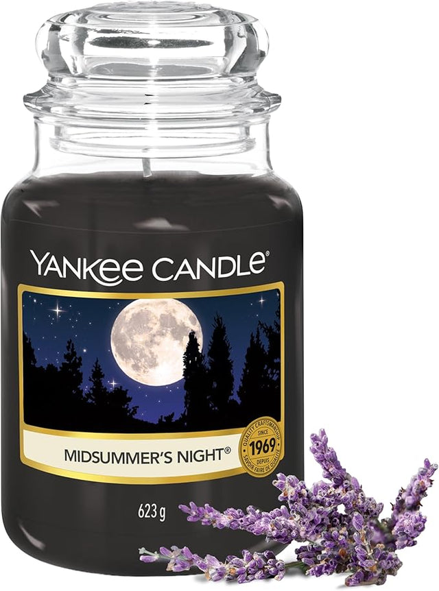 Yankee Candle Midsummer's Night Scented Candle - Large Jar (Up to 150 Hours Burn Time)