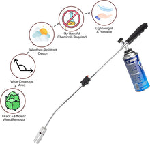 Weed Burner Blowtorch – Adjustable Flame Garden Torch for Weed Removal & Outdoor Use