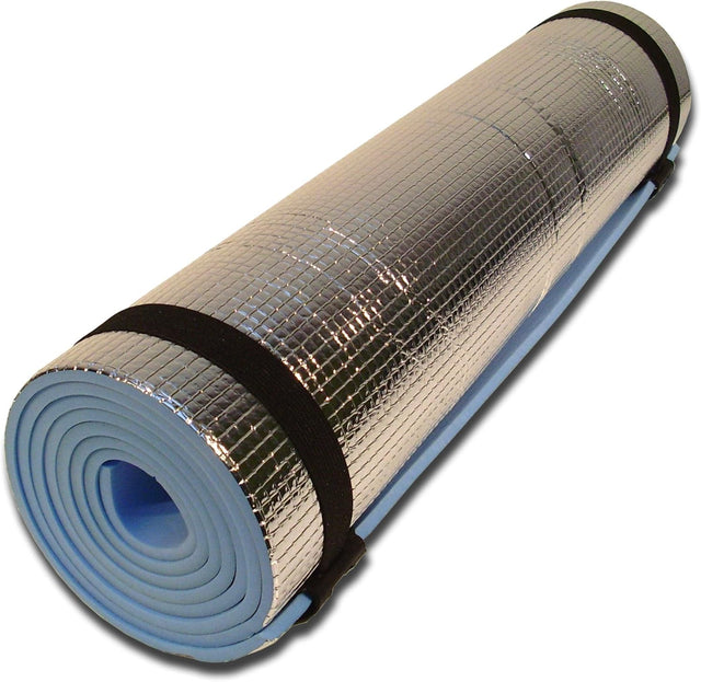 Aluminium-Backed EVA Foam Camping Mat – Insulated, Waterproof & Lightweight Outdoor Sleeping Pad (180 x 50 cm)