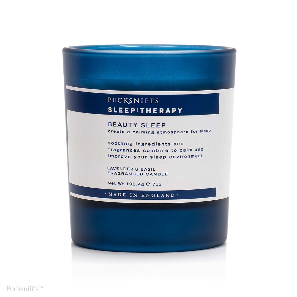 Pecksniff’s 3-Wick Tall Candle – Beauty Sleep, Lavender & Basil