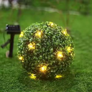 Solar Powered LED Topiary Ball – Outdoor Hanging Garden Decoration 27CM