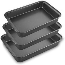 3 Piece Non Stick Roasting & Baking Tray Set – Oven Baking Pans