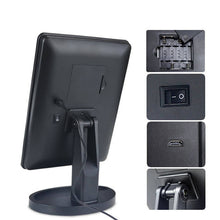 16 LED Lighted Makeup Mirror with Touch Control & Adjustable Brightness