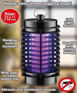 Indoor Electric Insect Killer Lamp – Flying Bug & Mosquito Zapper
