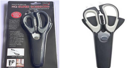 Heavy Duty Multi-Purpose Super Scissors – Stainless Steel Kitchen Shears with Magnetic Storage Case