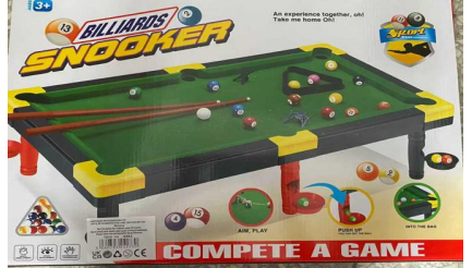 Mini Tabletop Pool Table Set – Compact Snooker Game with Full Accessories