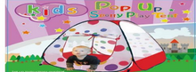 Classic Kids Pop-Up Spotty Play Tent – Indoor & Outdoor Portable Playhouse for Children