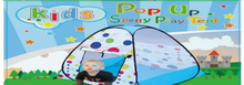 Classic Kids Pop-Up Spotty Play Tent – Indoor & Outdoor Portable Playhouse for Children