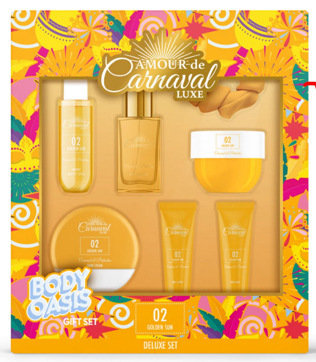 Amour De Carnaval Luxe Bumper Beauty Gift Pack – 7-Piece Ultimate Midnight Edition Pamper Collection