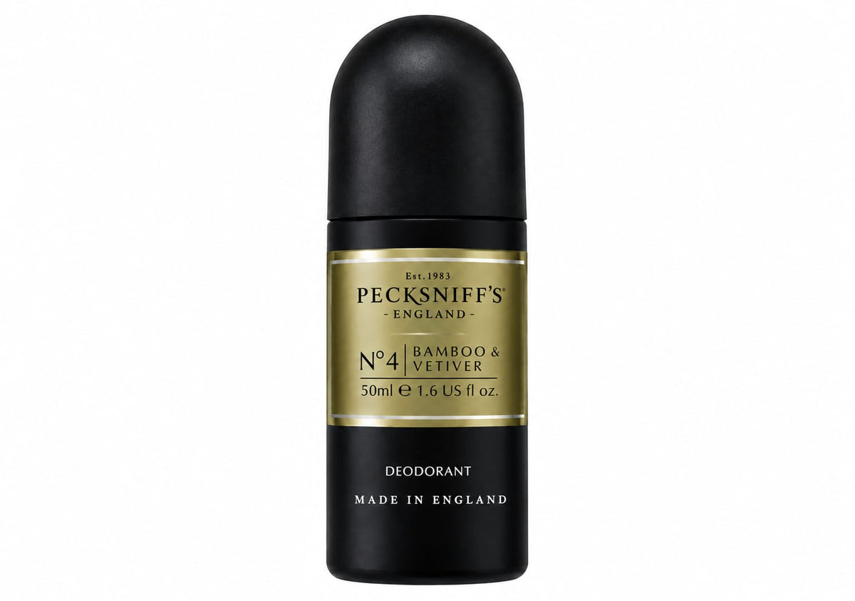 Pecksniff’s Men’s Essence 50ml Deodorant – Bamboo & Vetiver