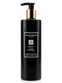 OB Herbal Luxury Hand Wash – Black Tubular HDPE, 500ml