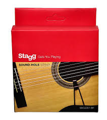 Stagg Sound Hole Guitar Strap – Easy Attach Acoustic Strap for Guitars