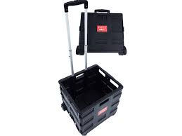Pack n Roll Foldable Shopping Trolley – Heavy-Duty Collapsible Utility Cart (35kg Capacity)
