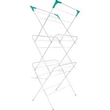 3-Tier Concertina Clothes Airer – 14m Drying Space Foldable Laundry Rack (Space-Saving Design)