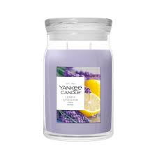 Yankee Candle Lemon Lavender Scented Candle, Large 22oz Jar