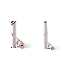 Ladies Eyebrow Trimmer – Precision Facial Hair Remover with 18K Gold Plated Head