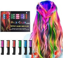 6PK Hair Colour Combs – Temporary Hair Color Brushes for Instant Style Change