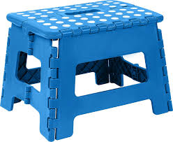 Folding Step Stool – Compact Sturdy Plastic Stool (21x21x25 cm)