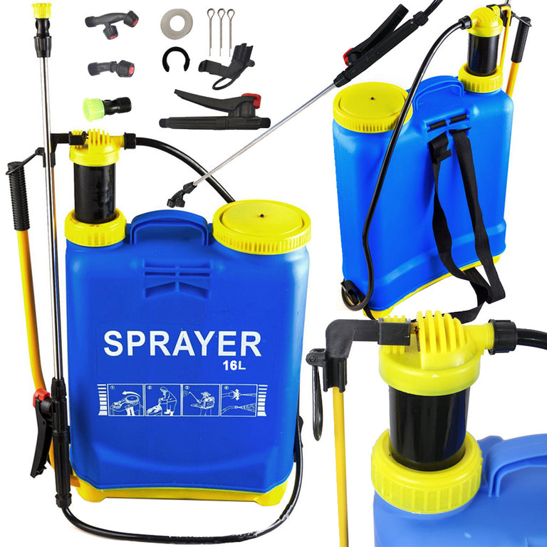 16L Knapsack Pressure Sprayer – Heavy Duty Garden Backpack Sprayer