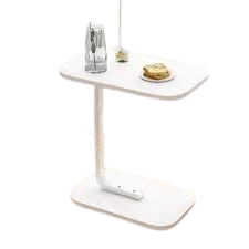 C Shaped Bedside Table – Compact Sofa & Laptop Side Table