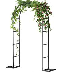 Garden Rose Arch Trellis – 2.4M Outdoor Climbing Plant Arch Frame