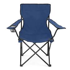 Portable Folding Beach Camping Chair with Cup Holder & Carry Bag