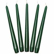 J&C Unscented Premium Dinner Candles 4-Pack – Classic Tapered Table Candles (Choose Color)