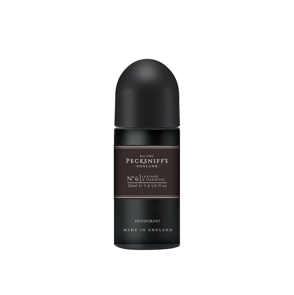 Pecksniff’s Men’s Essence 50ml Deodorant – Leather & Moss