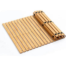 Bamboo Roll-Up Bath Duckboard Mat – 40x60cm Non-Slip Bathroom Mat