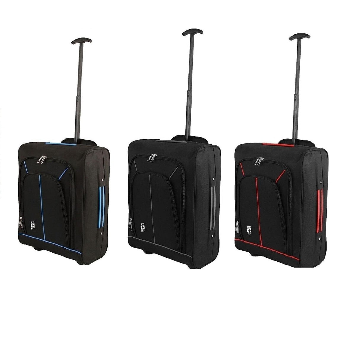 EZ FLY Ultra-Lightweight Cabin Trolley Bag – Universal Airline Approved Hand Carry Suitcase