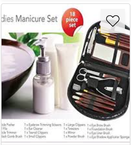 18-Piece Ladies Manicure & Beauty Set